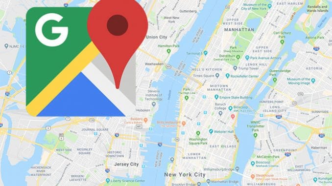 Offline navigatie stedentrip Google Maps