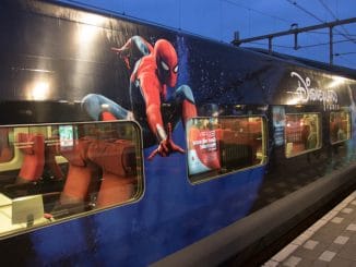 Thalys met Disneyland Parijs thema (Spiderman)