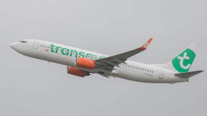 Transavia vliegtuig