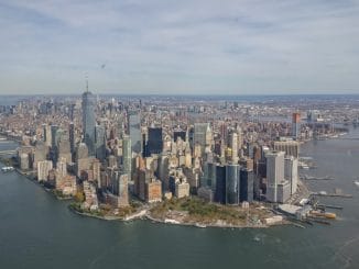 New York Manhattan Luchtfoto