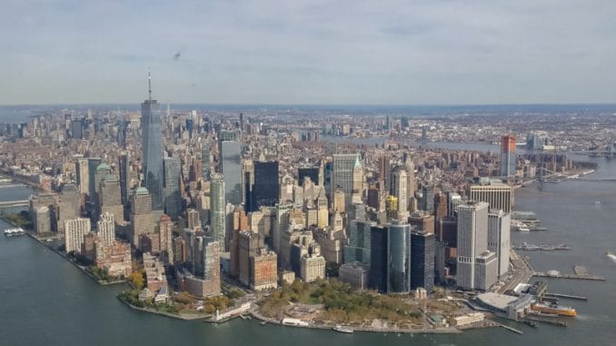 New York Manhattan Luchtfoto