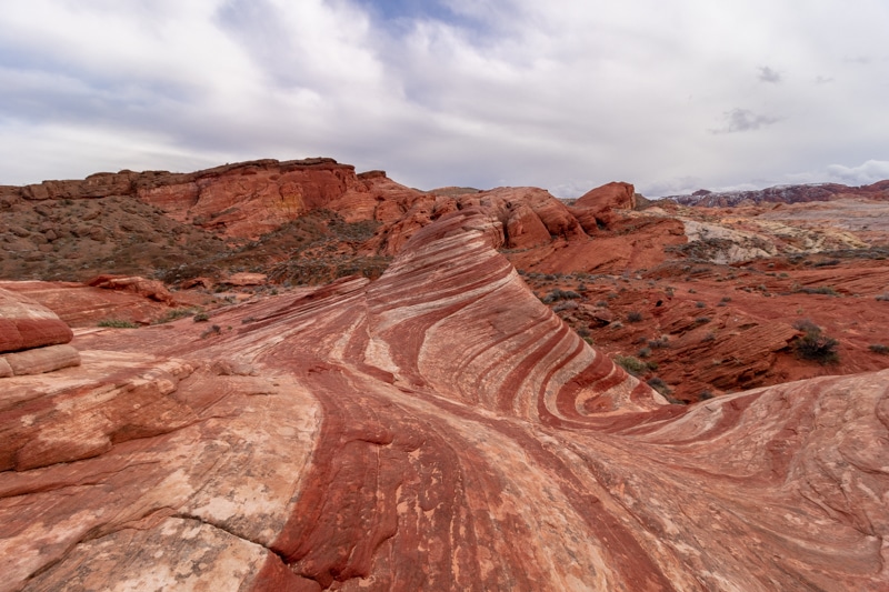 Fire Wave in the Valley of Fire (AZ)