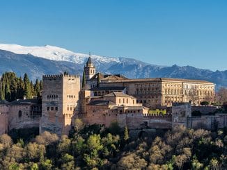 Alhambra in Granada Spanje