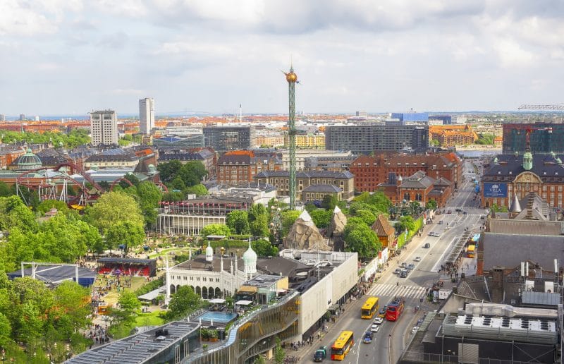 Tivoli in Kopenhagen Denemarken