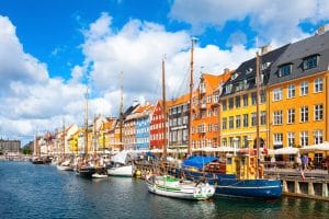 Nyhavn Pier Kopenhagen Denemarken