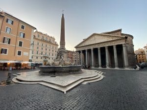 Pantheon aan het Piazza della Rotonda